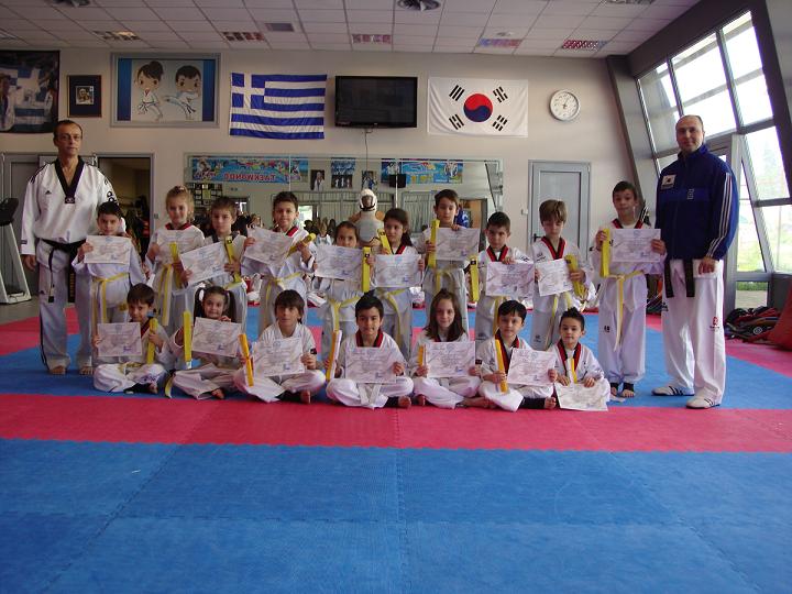Προαγωγικές εξετάσεις έγχρωμων ζωνών στον Α.Σ. taekwondo «Φίλιππο» Γιαννιτσών.