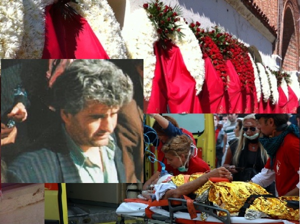 Σε κλίμα οδύνης τελέστηκε η κηδεία του Δημήτρη Κοτζαρίδη