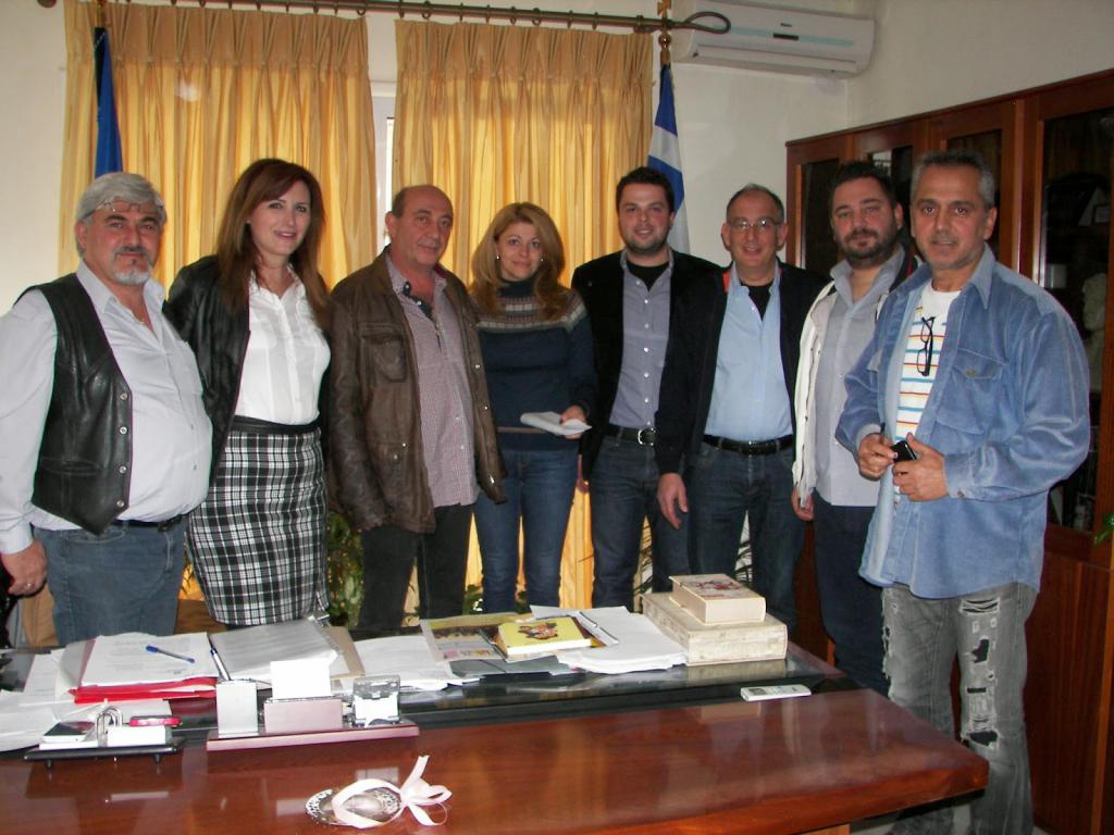 Συνάντηση της Δημάρχου Σκύδρας με το Δ.Σ. του Εμπορικού Συλλόγου