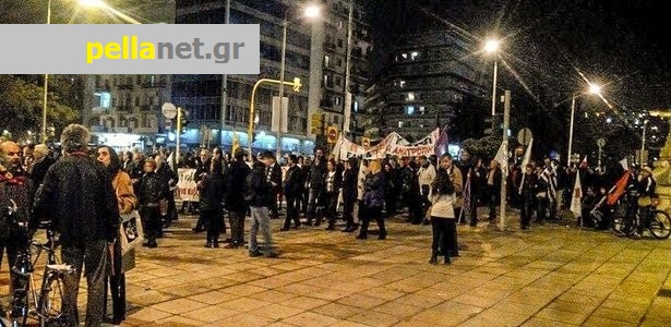 PELLANET LIVE: Στην πορεία της Θεσσαλονίκης για το Πολυτεχνείο