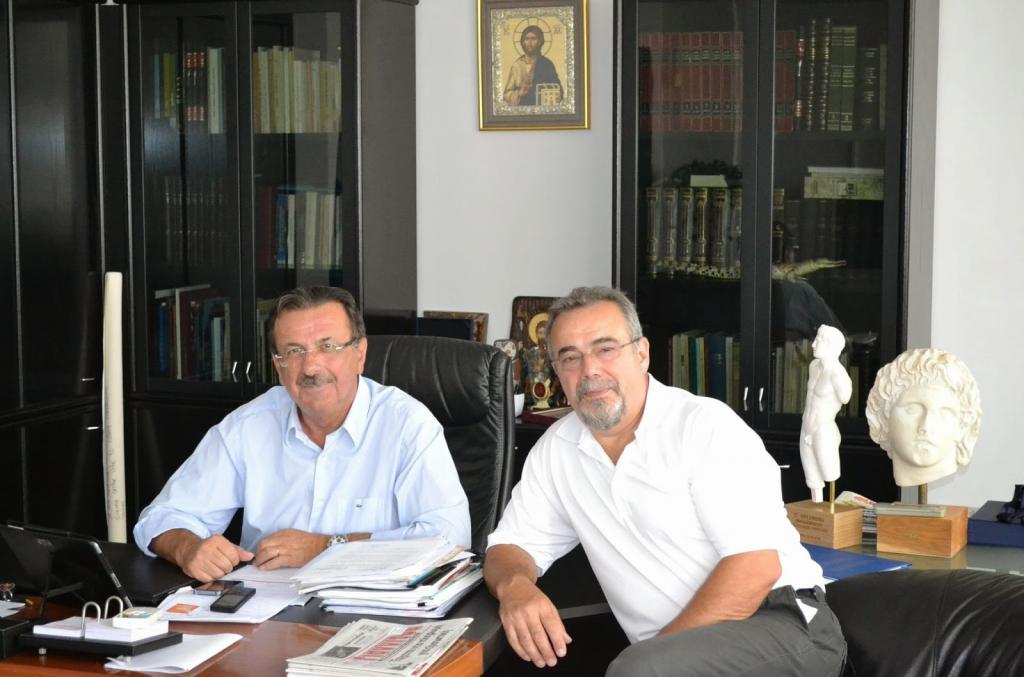 Συνάντηση του Αντιπεριφερειάρχη Πέλλας με τον Πρόεδρο του Συλλόγου Ομογενών Π.Ε. Πέλλας του Τορόντο