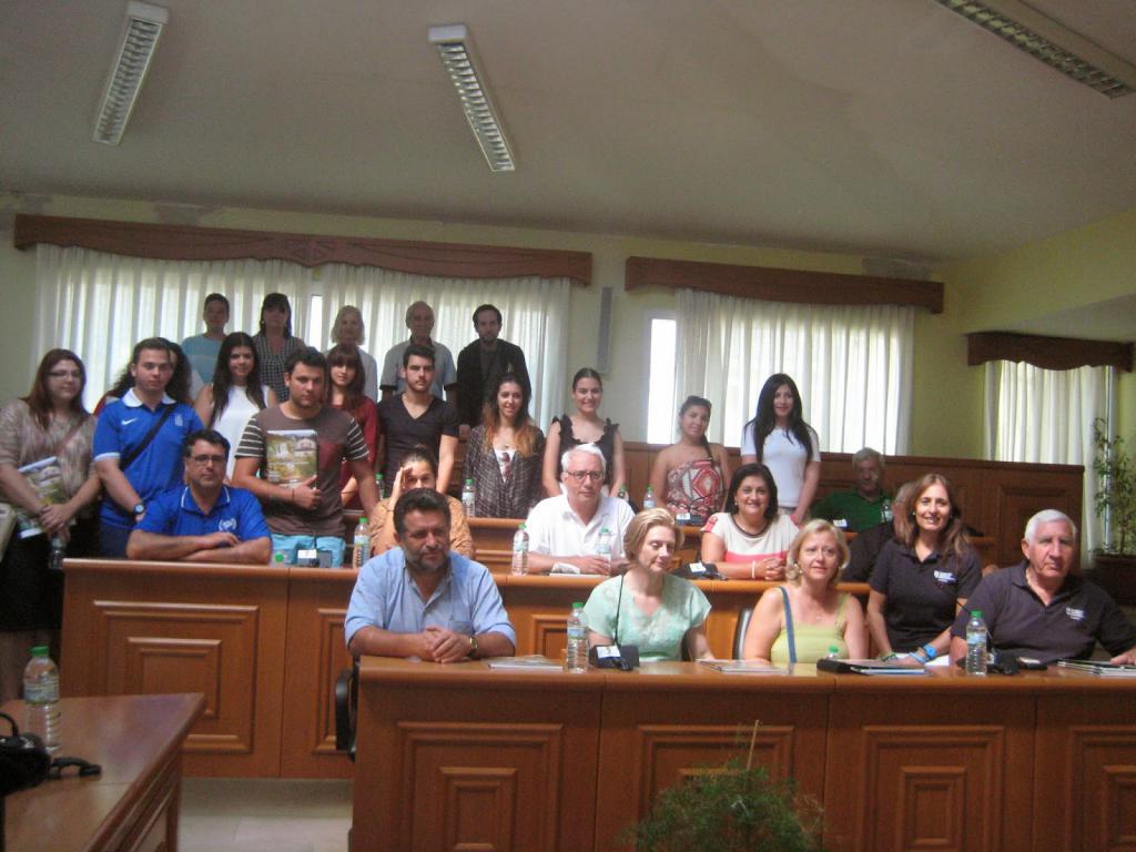 Επίσκεψη του Ελληνικού Μακεδονικού Συλλόγου της Βόρειας Αυστραλίας στο Δημοτικό Κατάστημα Αριδαίας