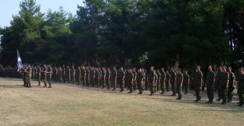 Ορκωμοσία των πρώτων 181 Νεοσυλλέκτων στο νεοσύστατο Κέντρο Εκπαίδευσης στα Γιαννιτσά