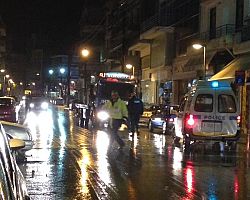 Τροχαίο ατύχημα επι της οδού Χατζηδημητρίου στα Γιαννιτσα. (ΕΙΚΟΝΕΣ)