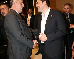 Ο Δήμαρχος Έδεσσας στους παρευρισκόμενους των εγκαινίων του ΤΑΠ