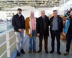 Επίσκεψη Δημάρχου Έδεσσας στο Δημοτικό Κολυμβητήριο Νάουσας