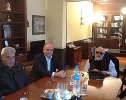 Αντιπροσωπεία του Δήμου Έδεσσας συναντήθηκε με τον Υπουργό Εσωτερκών