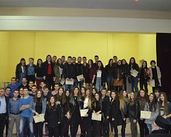 Ο Δήμος Σκύδρας τίμησε τους εισαχθέντες στην τριτοβάθμια εκπαίδευση