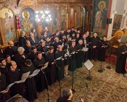 Πραγματοποιήθηκε στην Κρύα Βρύση η ετήσια χριστουγεννιάτικη εκδήλωση της σχολής Βυζαντινής μουσικής