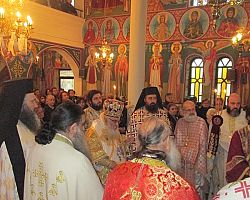 Ο Μητροπολίτης Ιωήλ στον Ιερό Ναό Αγίας Αικατερίνης