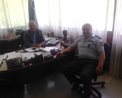 Επίσκεψη νέου Αστυνομικού Διευθυντή στον Δήμαρχο Έδεσσας