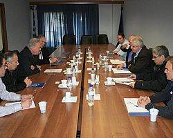 Το Επιμελητήριο Πέλλας επισκέφτηκε ο Περιφερειακός Διευθυντής του ΙΚΑ