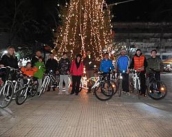 Πραγματοποίηση της βραδινής ποδηλατάδας του «ΠΕΖΗ.ΛΑΤΟΥ» Σκύδρας.