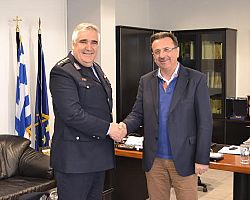 Συνάντηση Αντιπεριφερειάρχη Πέλλας με τον νέο Αστυνομικό Διευθυντή Πέλλας