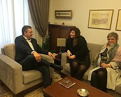 Συνάντηση της Δημάρχου Σκύδρας με την Υφυπουργό Μακεδονίας Θράκης και τον Περιφερειάρχη Κεντρικής Μακεδονίας.