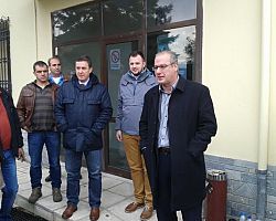 Κινητοποίηση δασεργατών στο Δασαρχείο Αριδαίας