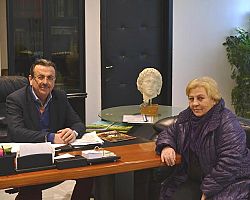 Ενημερωτική συνάντηση του Αντιπεριφερειάρχη Πέλλας με την υποψήφια βουλευτή Πέλλας Γεσθημανή Πασχαλίδου