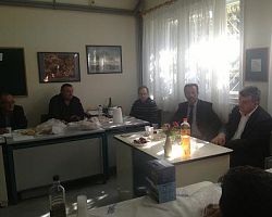 Επίσκεψη του Αντιπεριφερειάρχη Πέλλας στο 1ο Γυμνάσιο Έδεσσας