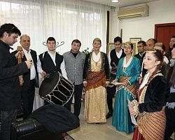 Κάλαντα και ευχές στο Δήμαρχο Έδεσσας