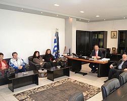 Συνάντηση Αντιπεριφερειάρχη Πέλλας με Διευθυντή & Εκπαιδευτικούς 1ου Γυμνασίου Έδεσσας