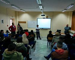 Άσκηση σεισμού 1ου ΕΠΑΛ Αριδαίας (ΕΙΚΟΝΕΣ)