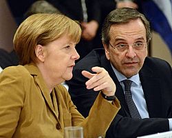 Σαμαράς σε Μέρκελ: “Δέκα μονάδες μπροστά ο Τσίπρας…”