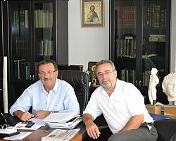 Συνάντηση του Αντιπεριφερειάρχη Πέλλας με τον Πρόεδρο του Συλλόγου Ομογενών Π.Ε. Πέλλας του Τορόντο