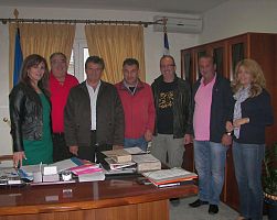 Συνάντηση της Δημάρχου Σκύδρας με το Προεδρείο των πωλητών λαϊκών αγορών Σκύδρας