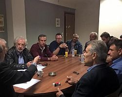 Συνάντηση του Γ.Σηφάκη με τους αγροτικούς συλλόγους της Πέλλας και τον πρόεδρο της Πρωτοβουλίας αγροτών