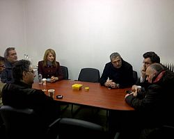 Ενημερωτική συνάντηση της Θ. Τζάκρη με το ΔΣ του Ιατρικού Συλλόγου Πέλλας