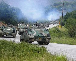 Σουφλί: Γέμισαν οι δρόμοι και τα βουνά με άρματα – Οι εθνοφύλακες στα όπλα (φωτό)