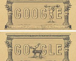 Το Doodle για τα 120 χρόνια από την 1η σύγχρονη Ολυμπιάδα