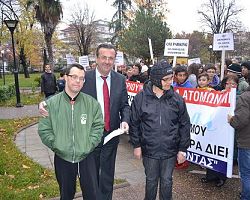 Ο Αντιπεριφερειάρχης Πέλλας σε εκδήλωση ΑμεΑ