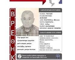 Εντοπίστηκε νεκρός ο Ευστάθιος Σαρανταρίδης από τα Γιαννιτσά