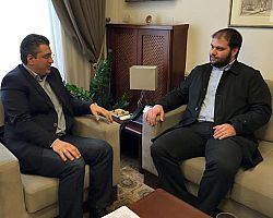 Συνάντηση εργασίας Απόστολου Τζιτζικώστα- Νίκου Κουτσογιάννη