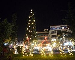 Άναμμα Χριστουγεννιάτικου Δέντρου στα Γιαννιτσά