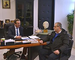 Επίσκεψη Υποψήφιου Βουλευτή Γ. Σηφάκη στον Αντιπεριφερειάρχη Πέλλας