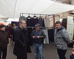 Ο Γιάννης Σηφάκης επισκέφθηκε τη Λαϊκή αγορά της Άρνισσας