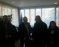 Επίσκεψη Γ. Σηφάκη στο Δημαρχείο Έδεσσας
