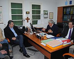Συνάντηση εργασίας στο Ινστιτούτο Κτηνοτροφίας Παραλίμνης
