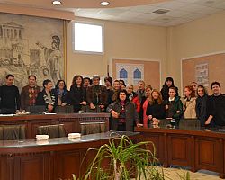 Πραγματοποιήθηκε η κοπή της βασιλόπιτας των εργαζομένων Δήμου Σκύδρας