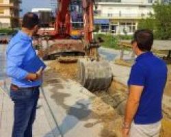 Συνεχίζεται η κατασκευή του αποχετευτικού δικτύου της Αριδαίας