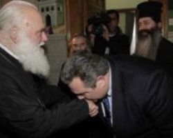 Διαφοροποίηση ΑΝΕΛ για τα θρησκευτικά – Συνάντηση Καμμένου με Ιερώνυμο