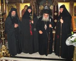 ΚΟΥΡΑ ΜΕΓΑΛΟΣΧΗΜΗΣ ΜΟΝΑΧΗΣ ΑΠΟ ΤΟΝ ΣΕΒ. ΜΗΤΡΟΠΟΛΙΤΗ ΕΔΕΣΣΗΣ ΣΤΗΝ Ι.ΜΟΝΗ ΑΓ. ΓΡΗΓΟΡΙΟΥ ΠΑΛΑΜΑ