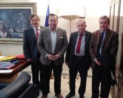 Συνάντηση του Υφυπουργού Αγροτικής Ανάπτυξης και Τροφίμων  Β. Κόκκαλη με το Σύνδεσμο Εισαγωγέων Αντιπροσώπων  Μηχανημάτων