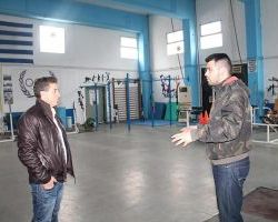 Το Δημοτικό Αθλητικό Κέντρο Αριδαίας επισκέφθηκε ο Δήμαρχος Αλμωπίας