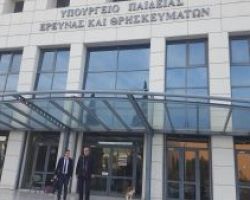 Στην Αθήνα μετέβη ο Δήμαρχος Αλμωπίας κ. Δημήτρης Μπίνος