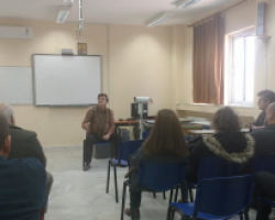 Επίσκεψη του κ. Θεόδωρου Τσούχλου, μέλους του Δ.Σ. της ΟΛΜΕ σε Έδεσσα και Αριδαία