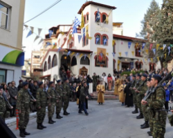 Λαμπρή Υποδοχή του Ι.Λειψάνου της Αγ. Αικατερίνης στα Γιαννιτσά