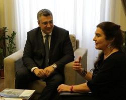 Συνάντηση με την Υπουργό Πολιτισμού είχε σήμερα το πρωί ο Περιφερειάρχης Κεντρικής Μακεδονίας